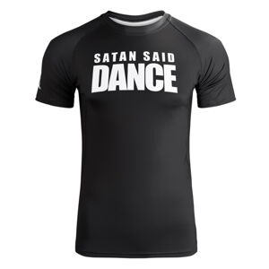 tričko HOLY BLVK RASHGUARD SATAN SAID DANCE černá M