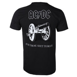 Tričko metal ROCK OFF AC-DC F&B About To Rock černá XXL