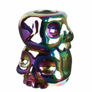 váza (dekorace) KILLSTAR - Rainbow Skulls - Aura - KSRA005443
