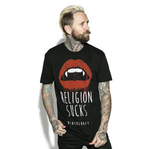 tričko BLACK CRAFT Religion Sucks černá