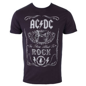 tričko metal ROCK OFF AC-DC Cannon Swig černá S