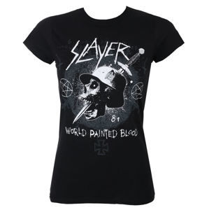 Tričko metal ROCK OFF Slayer Dagger Skull černá XXL