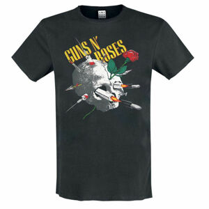 tričko pánské Guns N' Roses - NEEDLE SKULL - CHARCOAL - AMPLIFIED - ZAV210H33_CC L
