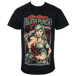 Tričko metal ROCK OFF Five Finger Death Punch Assassin černá L
