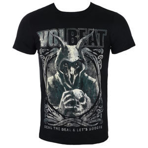 Tričko metal ROCK OFF Volbeat Goat With Skull černá XL