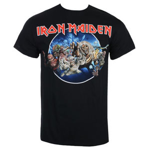 Tričko metal ROCK OFF Iron Maiden Wasted Years černá XL