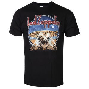 Tričko metal NNM Led Zeppelin LZII Searchlights černá