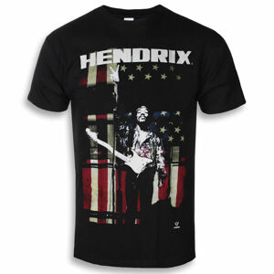 Tričko metal ROCK OFF Jimi Hendrix Peace černá XL