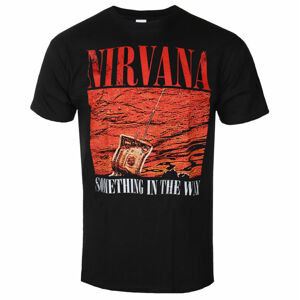 Tričko metal PLASTIC HEAD Nirvana SOMETHING IN THE WAY černá XXL