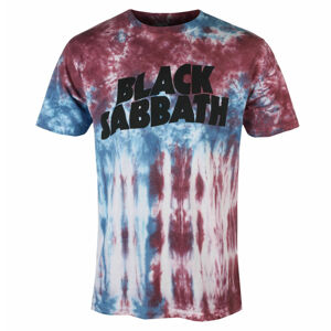 tričko pánské Black Sabbath - Wavy Logo - BLUE - ROCK OFF - BSTS59MDD XL