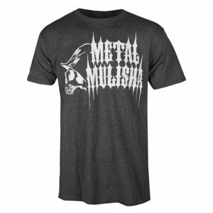 tričko pánské METAL MULISHA - RE-CHECK - CHARCOAL HEATHER - MMTSS2010-CHH L
