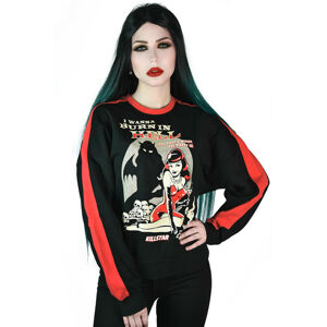 mikina s kapucí KILLSTAR She Devil Sweater černá M