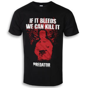 tričko HYBRIS Predator If It Bleeds černá XL