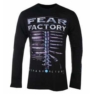 tričko pánské s dlouhým rukávem FEAR FACTORY - DEMANUFACTURE CLASSIC - BLACK - PLASTIC HEAD - PH12518LS M