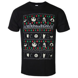 tričko pánské Nightmare Before Christmas - Festive Icons - Black - BILNBC00014-MN-TS-BLK S