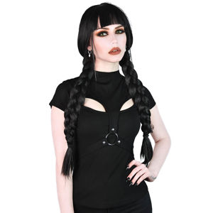 tričko dámské KILLSTAR - Stacy Strap - BLACK - KSRA001690 S