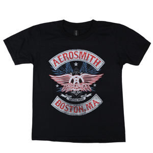 Tričko metal LOW FREQUENCY Aerosmith Boston Pride černá XL