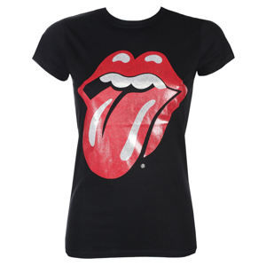 tričko metal ROCK OFF Rolling Stones BLL Classic černá M