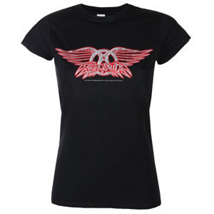 tričko metal LOW FREQUENCY Aerosmith Logo černá XL
