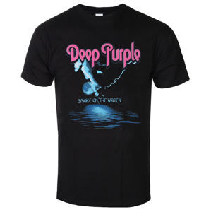 Tričko metal LOW FREQUENCY Deep Purple Smoke On The Water černá 3XL