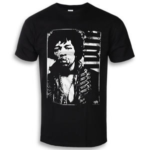 tričko pánské Jimi Hendrix - Distressed - Black - HYBRIS - RD-1-JH003-H16-8-BK