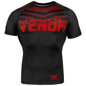 tričko pánské (termo) VENUM - Signature Rashguard - Black/Red - VENUM-03654-100 XL