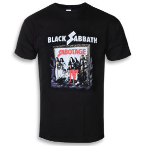 Tričko metal ROCK OFF Black Sabbath Sabotage černá M