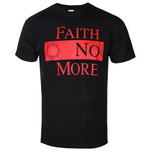Tričko metal ROCK OFF Faith no More Classic New Logo Star černá