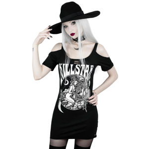 tričko dámské KILLSTAR - Witches On Tour Distressed - BLACK - KSRA001836 M