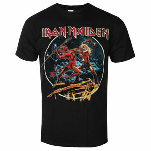 tričko pánské Iron Maiden - NOTB Run To The Hills - Black - ROCK OFF - IMTEE142MB S