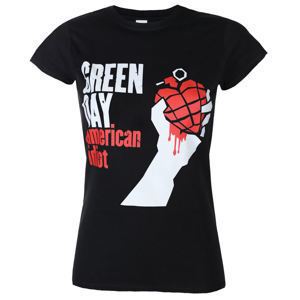 tričko metal ROCK OFF Green Day American Idiot černá M