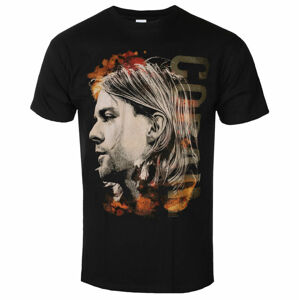 Tričko metal ROCK OFF Nirvana Kurt Cobain černá S