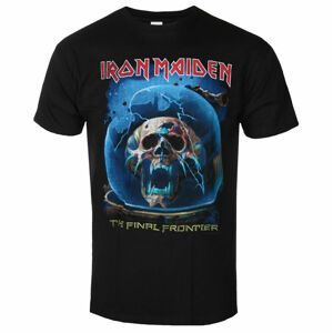 Tričko metal ROCK OFF Iron Maiden Astro Dead V1 BL černá XL