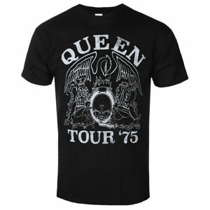 Tričko metal ROCK OFF Queen Tour '75 BL ECO černá XL