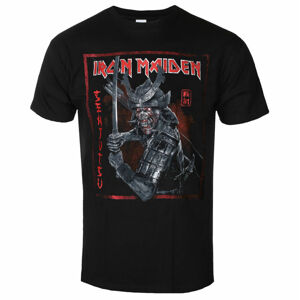 Tričko metal ROCK OFF Iron Maiden Senjutsu Cover Distressed černá S
