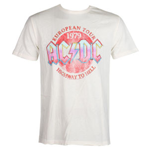 tričko pánské AC/DC - VINGAGE 79 - VINTAGE WHITE - AMPLIFIED - ZAV210A85 L