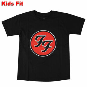 tričko dětské Foo Fighters - Logo - Black - ROCK OFF - FOOTS04BB 9-10