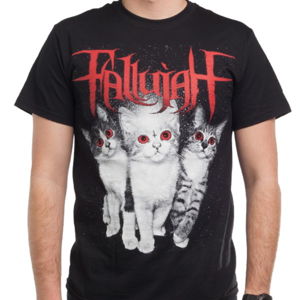 tričko pánské FALLUJAH - Cats - Black - INDIEMERCH - 19327 XL