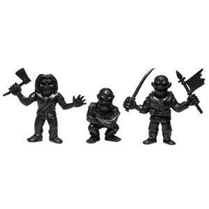 figurka (sada 3 kusů) Iron Maiden - MUSCLE - (Black) - SUP7-03071