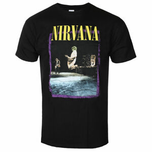 Tričko metal ROCK OFF Nirvana Stage Jump černá L