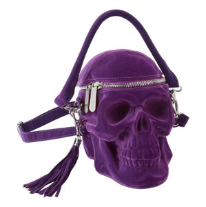 kabelka (taška) KILLSTAR - Grave Digger Skull - PLUM - KSRA001789