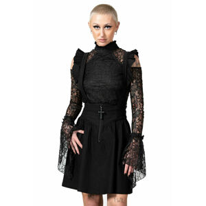 sukně dámská KILLSTAR - Yuna Suspender - Black - KSRA005096 4XL