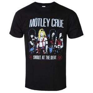 tričko metal ROCK OFF Mötley Crüe Shout At The Devil černá L