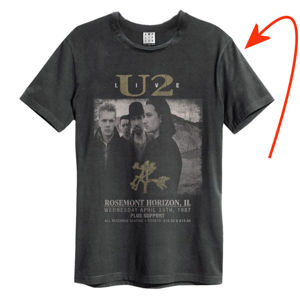 Tričko metal AMPLIFIED U2 Live černá L